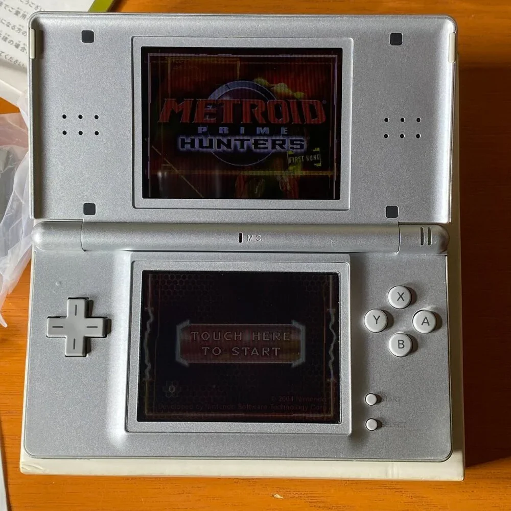 Nintendo DS Lite Console with Original Box Manual Charger Region Free from Japan